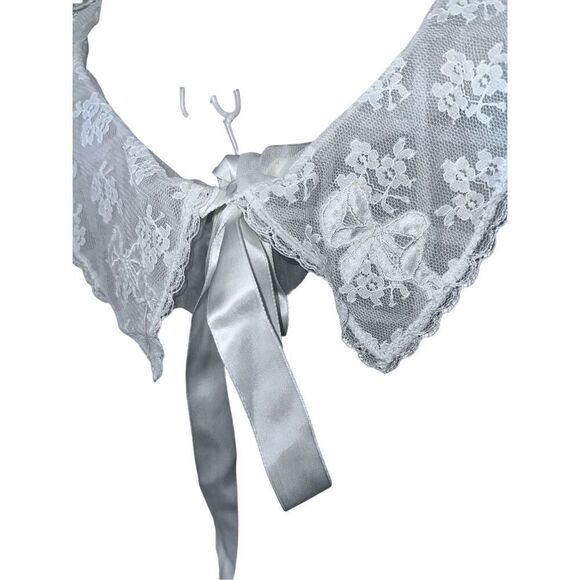 Beautiful RARE VINTAGE MADE IN USA  STERN MAID Womens Fancy Sheer Twirly Sissy 1 - Picture 6 of 12